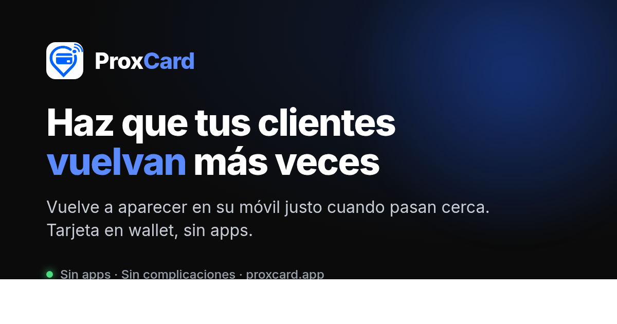 ProxCard screenshot